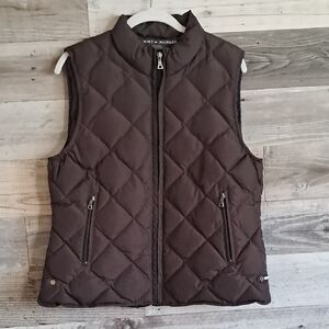 Tommy Hilfiger Brown Quilted Vest